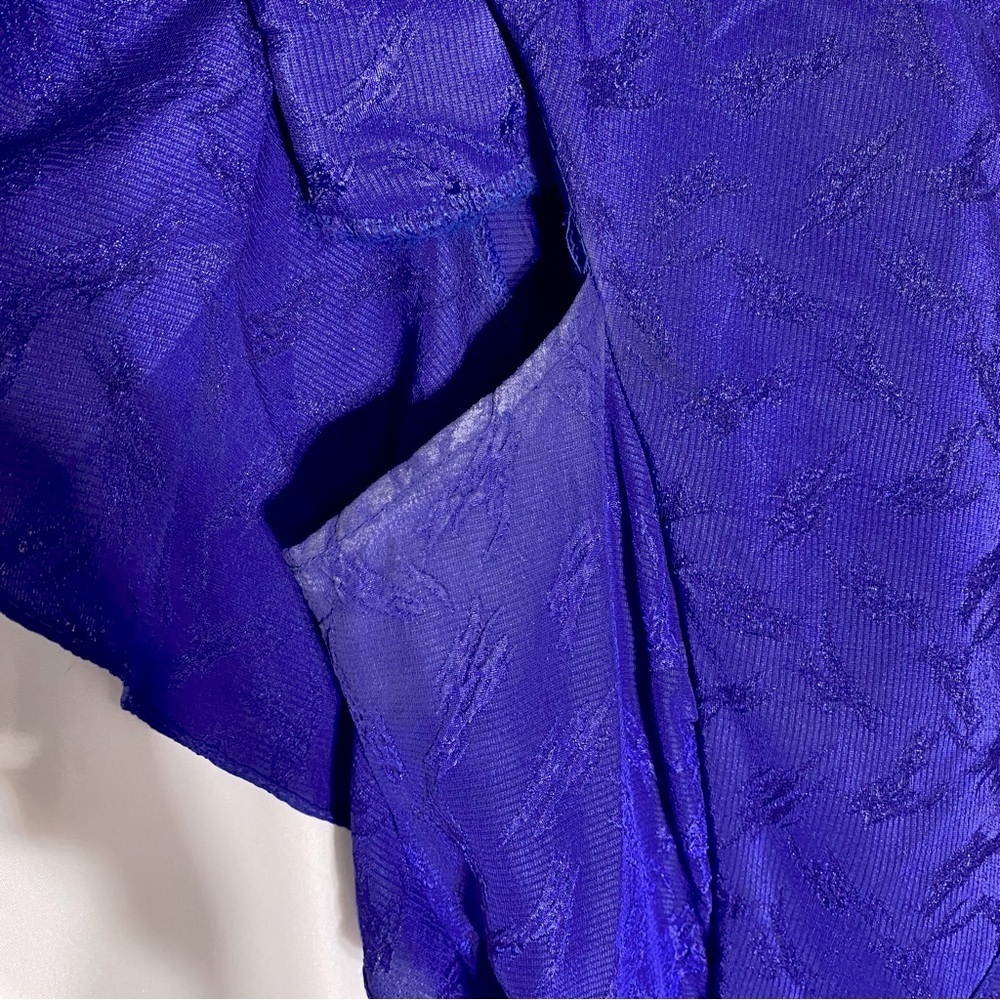 Vintage Sophisticate Purple Cocktail Dress Prom dress Mini Dress 5/6 - Picture 7 of 16